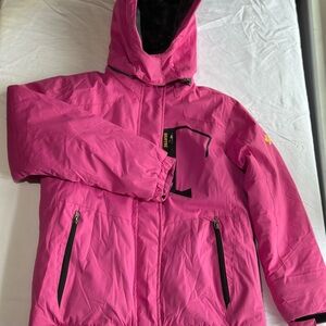 Vibrant Pink ski coat size 10